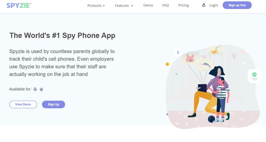 Spyzie SMS tracker app